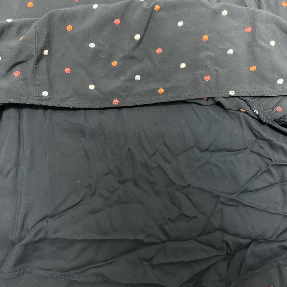 Loft Navy Blue Polkadot Short Sleeve Dress size XS - Picture 4 of 5